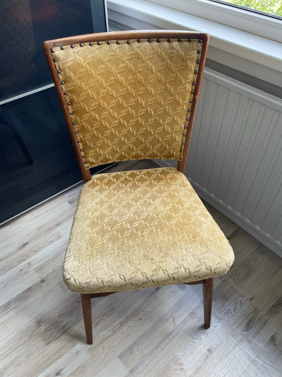 Set van 4 Antieke Hardhouten Stoelen, Ophalen