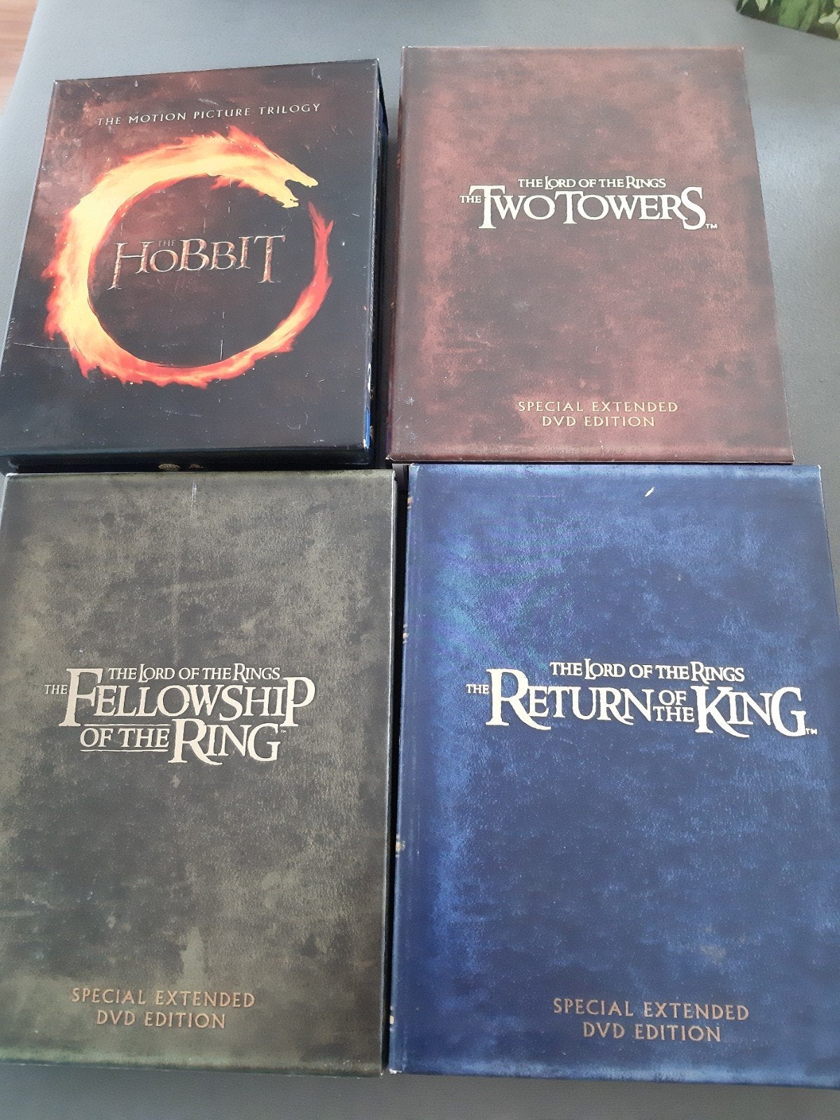 Lord of the Rings (DVD) & The Hobbit (Blu-ray) Trilogieën, Ophalen of Verzenden, Inclusief doosje, Vanaf 12 jaar, Gebruikt