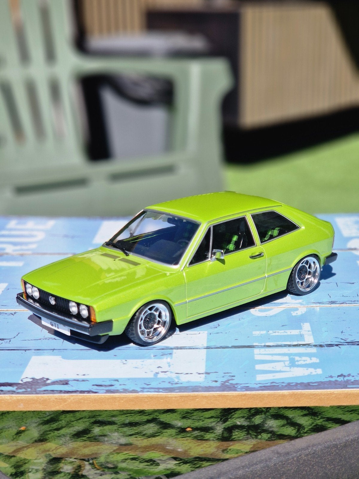 te koop volkswagen scirocco 1 gti groen metallic, Ophalen of Verzenden, Nieuw, Auto, Overige merken
