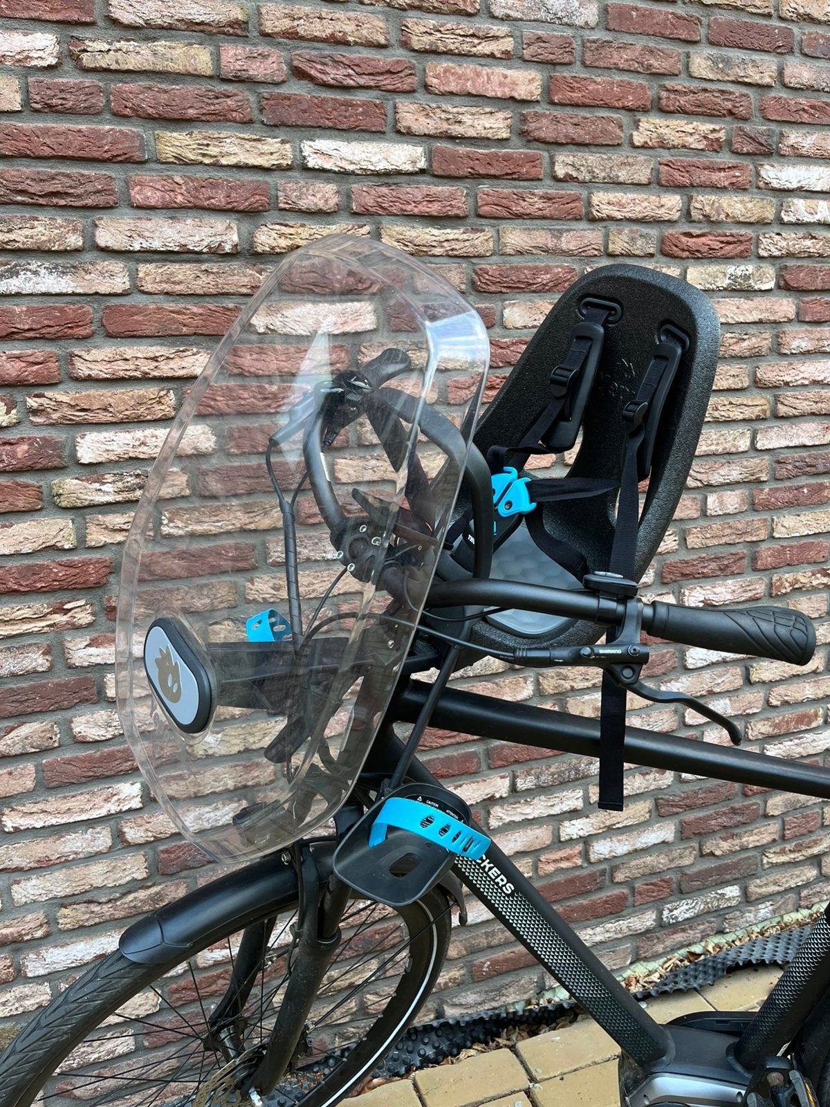 Thule Yepp voorzitje fietsstoeltje mini incl windscherm, Fietsen en Brommers, Fietsaccessoires | Fietsstoeltjes, Ophalen of Verzenden