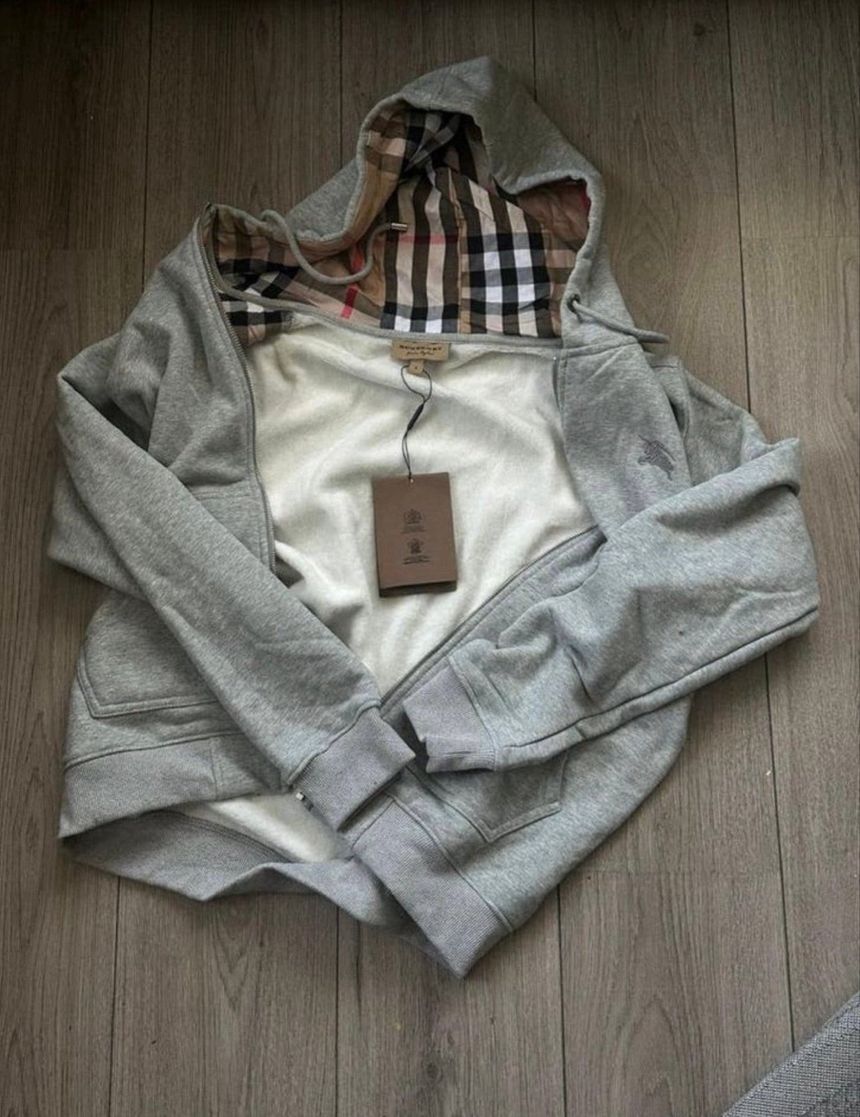 Burberry hoodie met rits- NIEUW, Ophalen of Verzenden, Nieuw