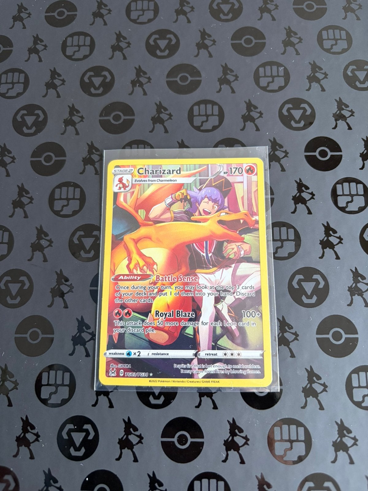Charizard TG03 - Lost origin Pokemon kaart, Ophalen, Zo goed als nieuw