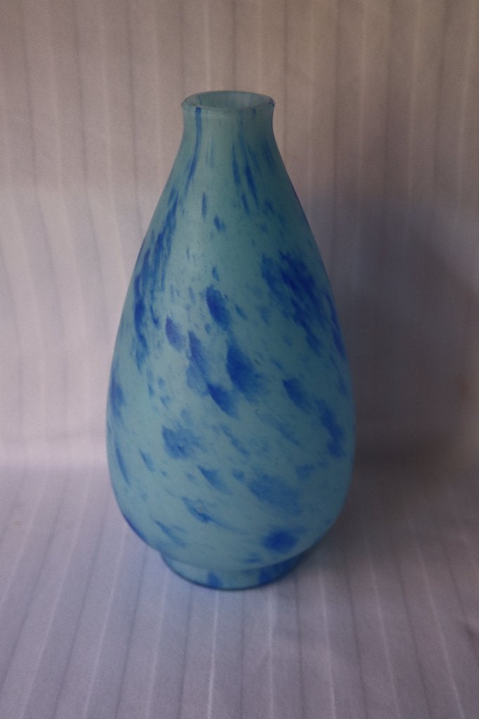 Antiek Art Deco Frankrijk pate de verre vaas c 1920, Antiek en Kunst, Ophalen of Verzenden