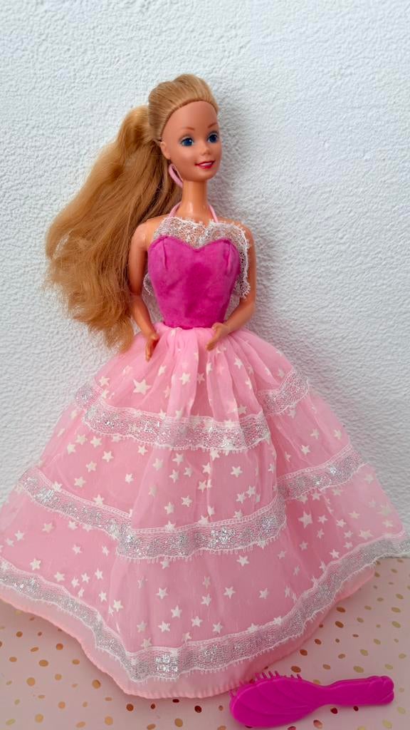 Vintage Barbie in Dream Glow Dress, Ophalen of Verzenden, Zo goed als nieuw