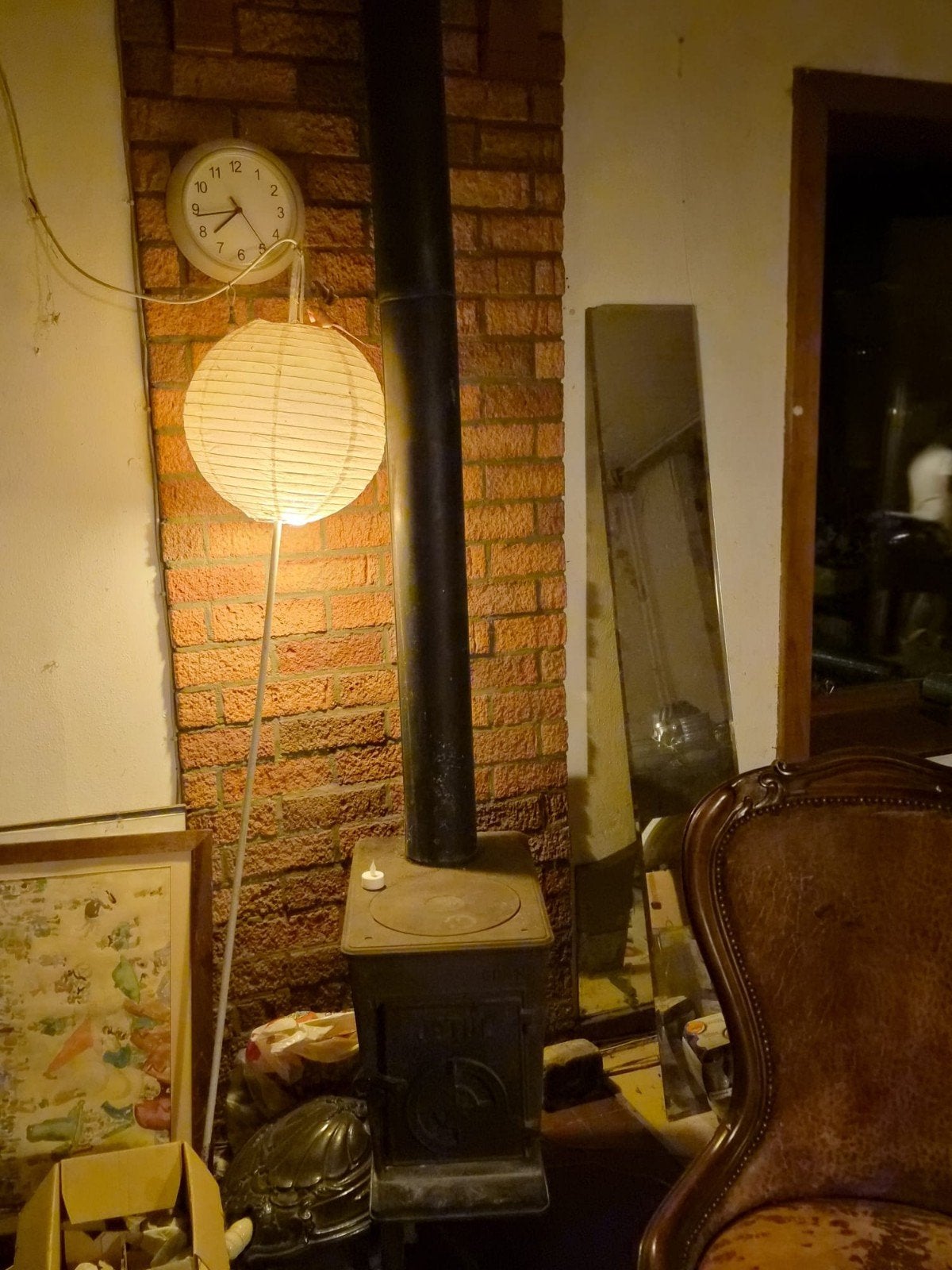 Jotul 602N Houtkachel - Klassieke gietijzeren kachel, Ophalen, Gebruikt, Houtkachel, Vrijstaand