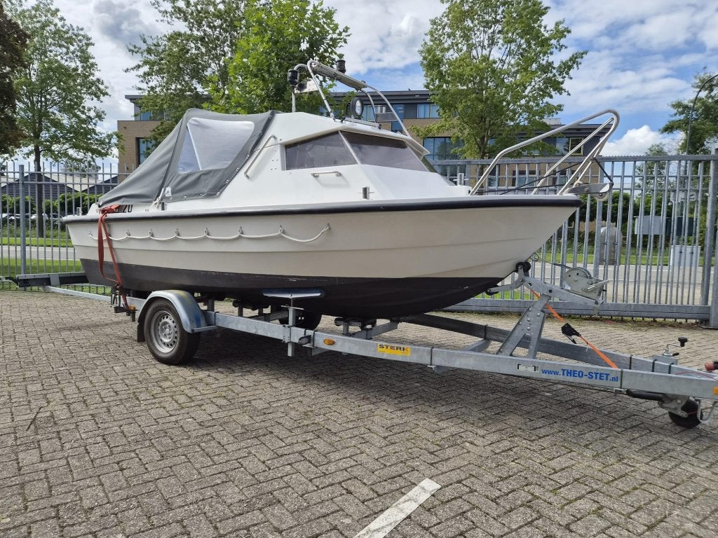Jumbo Vis boot Jumbo 535 Mercury Incl trailer, Watersport en Boten, 70 pk of meer, Overige merken, Gebruikt, 5 m