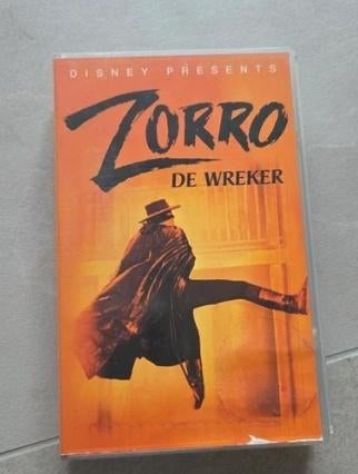 Zorro de wrekker videoband, Gebruikt, Alle leeftijden, Overige typen, Overige soorten
