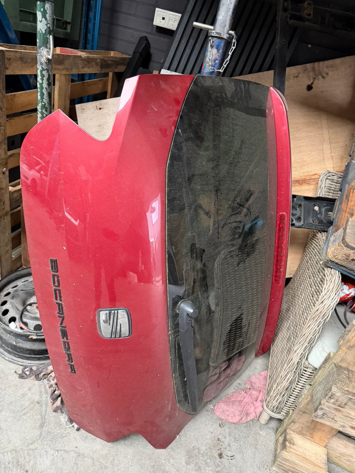Seat bocanegra achterklep compleet, Auto-onderdelen, Carrosserie en Plaatwerk, Ophalen of Verzenden, Seat, Achterklep