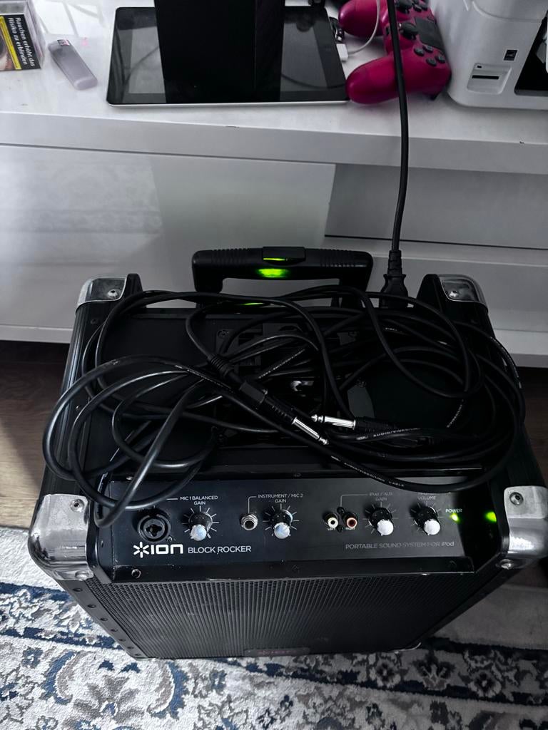 ION Block Rocker Draagbaar Geluidssysteem voor iPod, Audio, Tv en Foto, Luidsprekers, Overige merken, Gebruikt, Overige typen