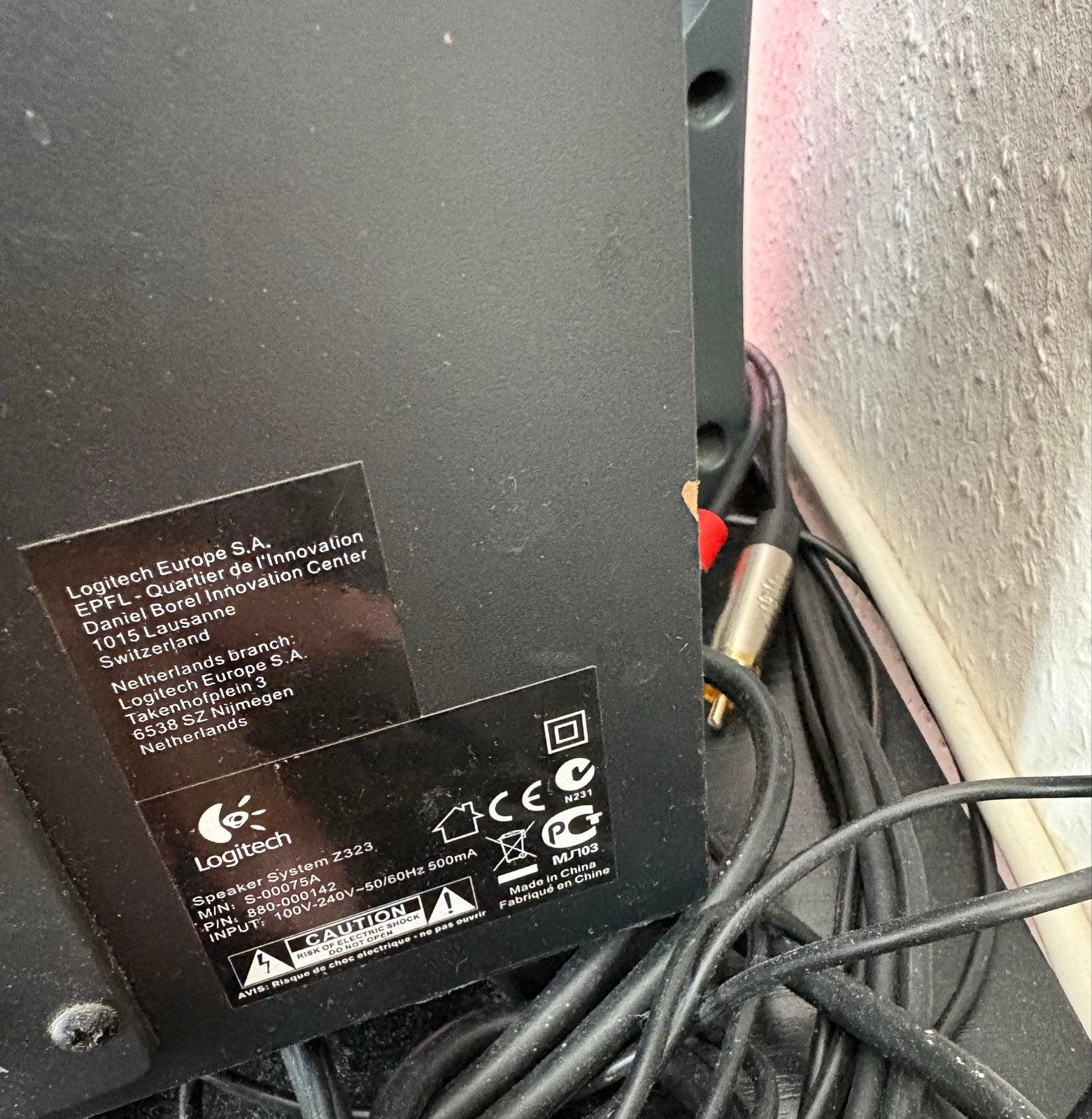 Logitech Speaker System Z323 - 2.1 Luidsprekerset, Ophalen of Verzenden, Gebruikt, Audiokanaal 2.1