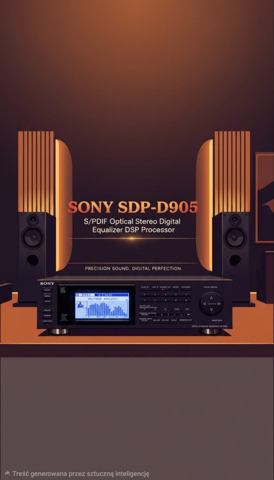 Sony SDP-D905 Digitale Surround Processor/DAC/Equalizer, Ophalen of Verzenden