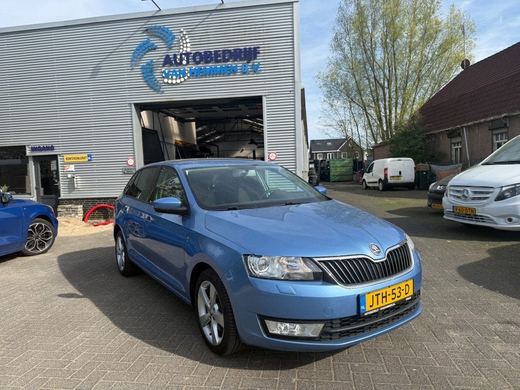 Skoda RAPID 1.2 TSI Greentech Amb Business, Voorwielaandrijving, Euro 5, Gebruikt, Blauw
