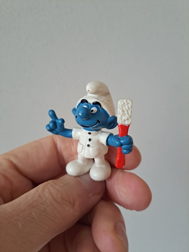 Schleich Tandartssmurf Peyo 20209 Smurfen Speelfiguur, Ophalen of Verzenden, Zo goed als nieuw, Overige Smurfen, Poppetje, Figuurtje of Knuffel