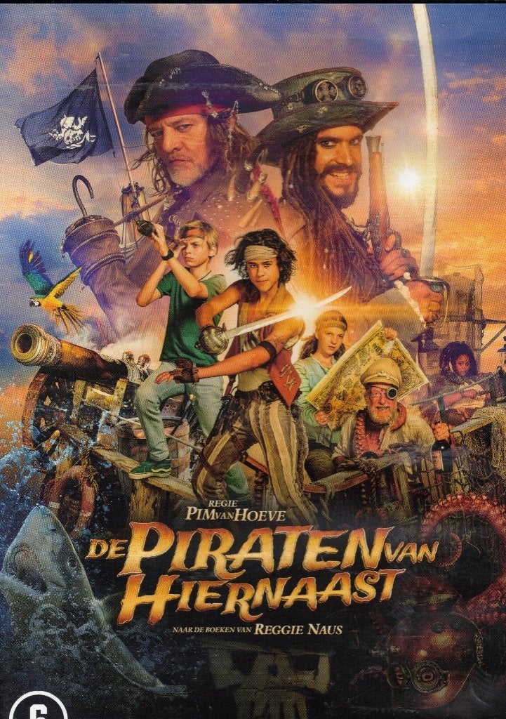 De Piraten Van Hiernaast - Pim Van Hoeve, Avontuur, Nederlands, Zo goed als nieuw, Vanaf 6 jaar