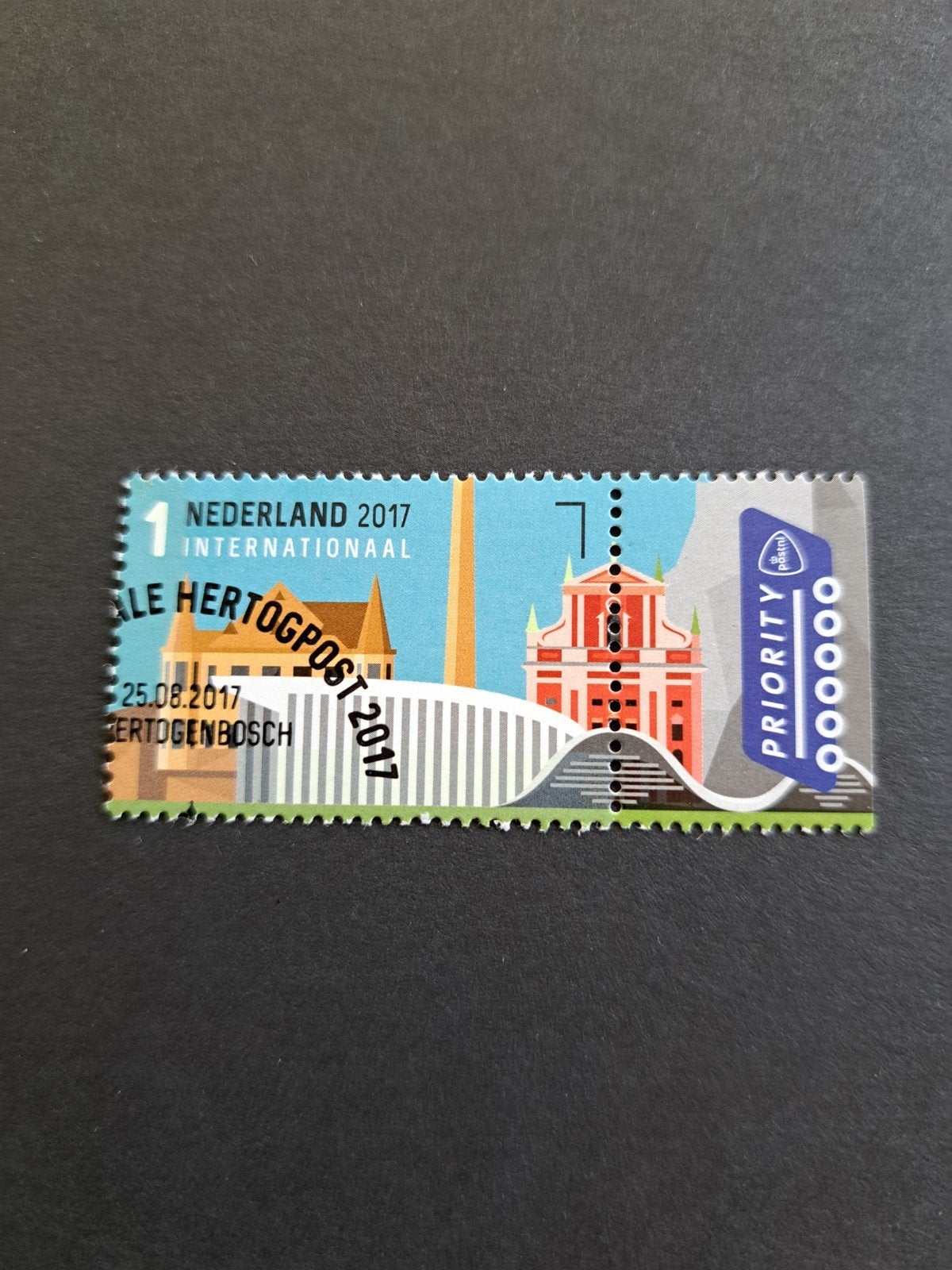 Nederland 2017 Hertogpost, Postzegels en Munten, Ophalen of Verzenden, Gestempeld
