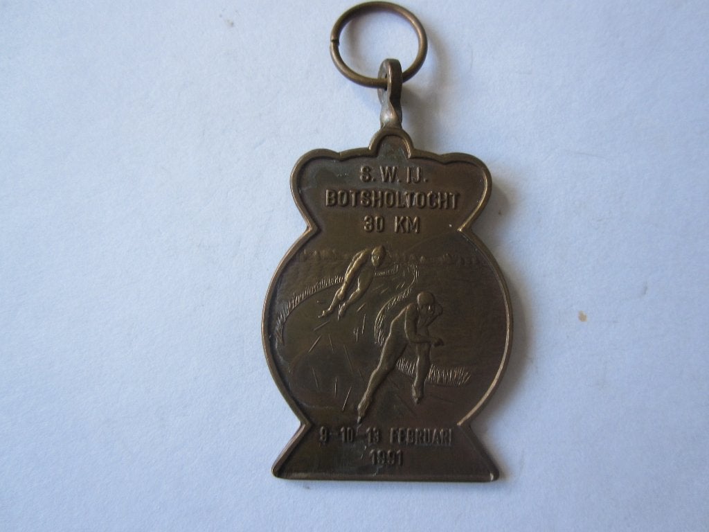 medaille schaatsen Utr., Ophalen of Verzenden, Overige materialen, Nederland