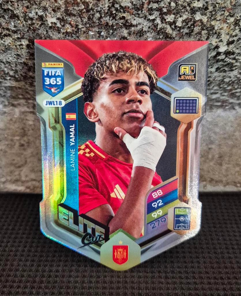 Panini FIFA 365 2026 - Lamine Yamal Jewel Elite Cut, Ophalen of Verzenden, Zo goed als nieuw, Plaatje