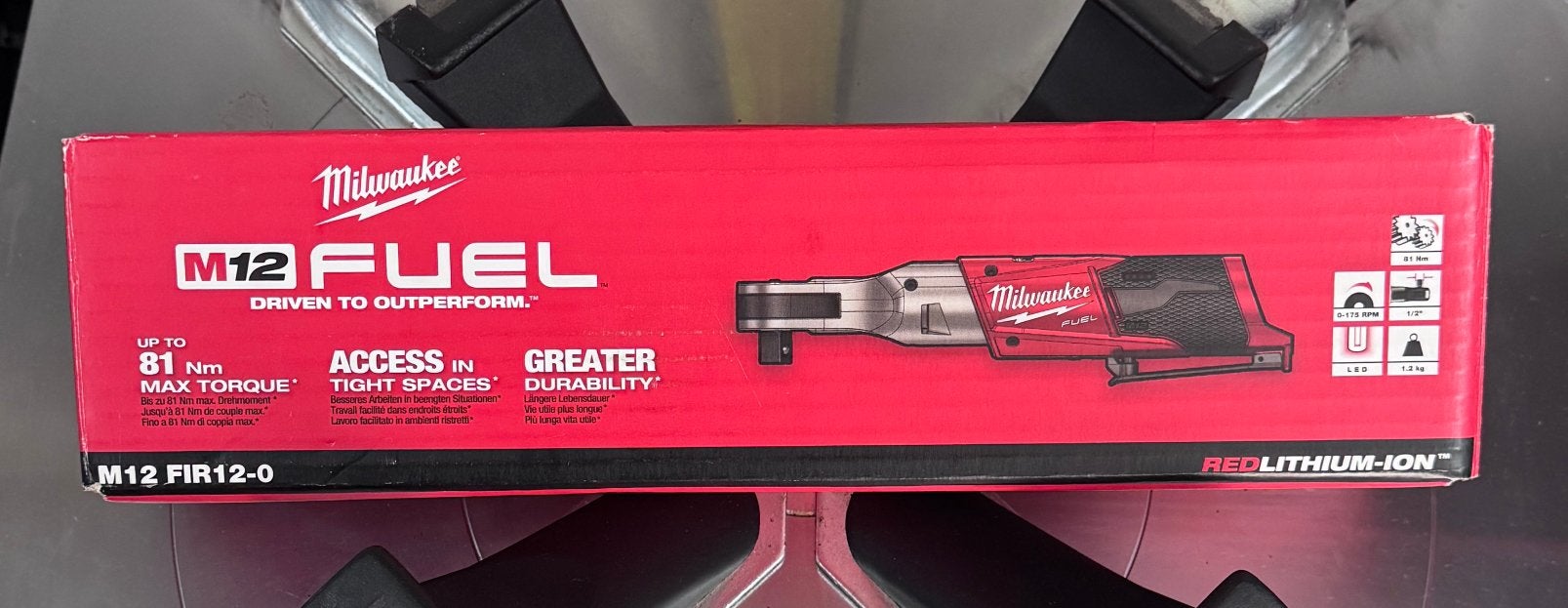 Milwaukee M12 FIR12-0 12V Li-Ion accu Ratelsleutel body 81Nm, Ophalen of Verzenden, Nieuw