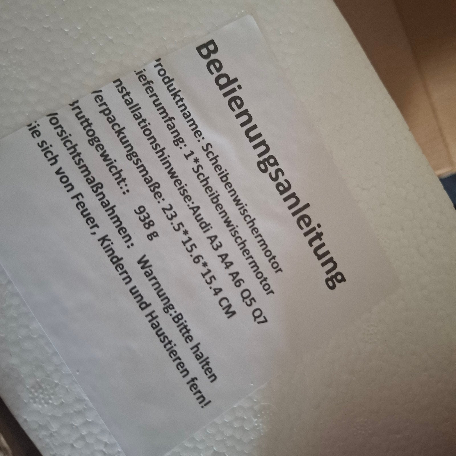 Ruitenwissermotor voor Audi A3 A4 A6 Q5 Q7, Ophalen of Verzenden, Nieuw, Audi