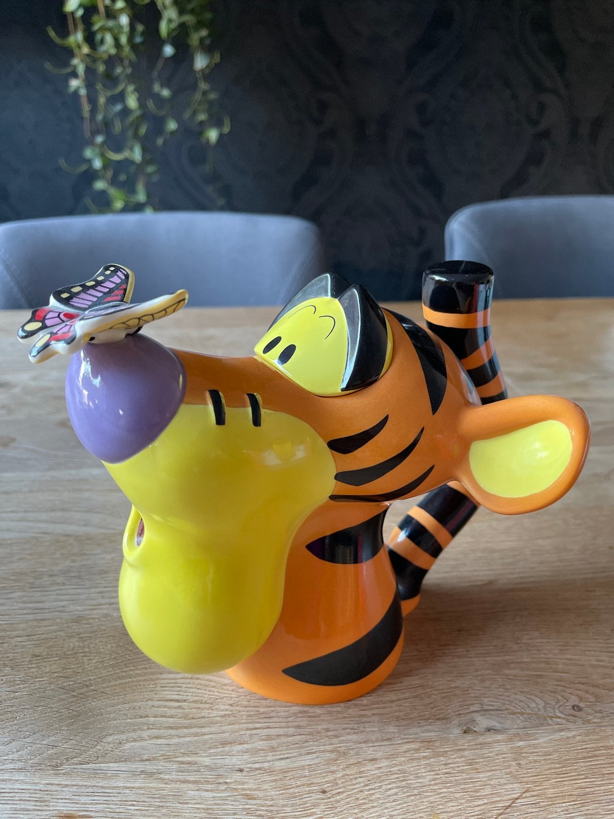 Disney Winnie de Poeh Theepot Teigetje met vlinder, Verzamelen, Ophalen of Verzenden, Zo goed als nieuw