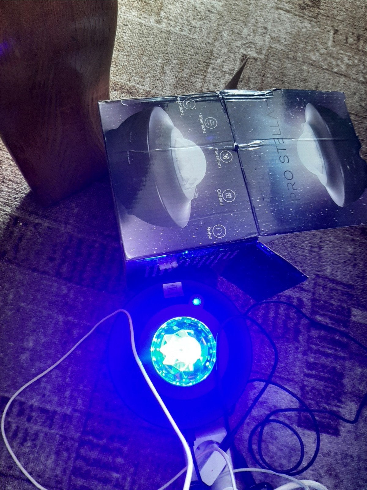 Pro Stella Sterrenprojector - Feestlicht & Nachtlamp, Hobby en Vrije tijd, Ophalen of Verzenden, Zo goed als nieuw, Feestartikel