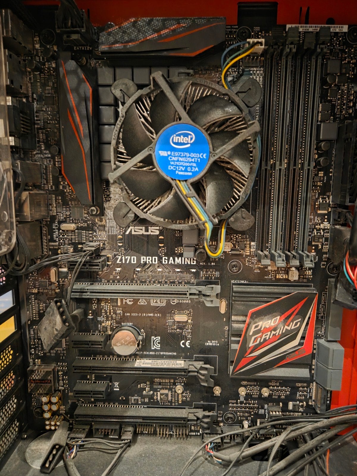 ASUS Z170 PRO GAMING Moederbord met Intel CPU Koeler, Ophalen, Gebruikt, LGA 1151, DDR4