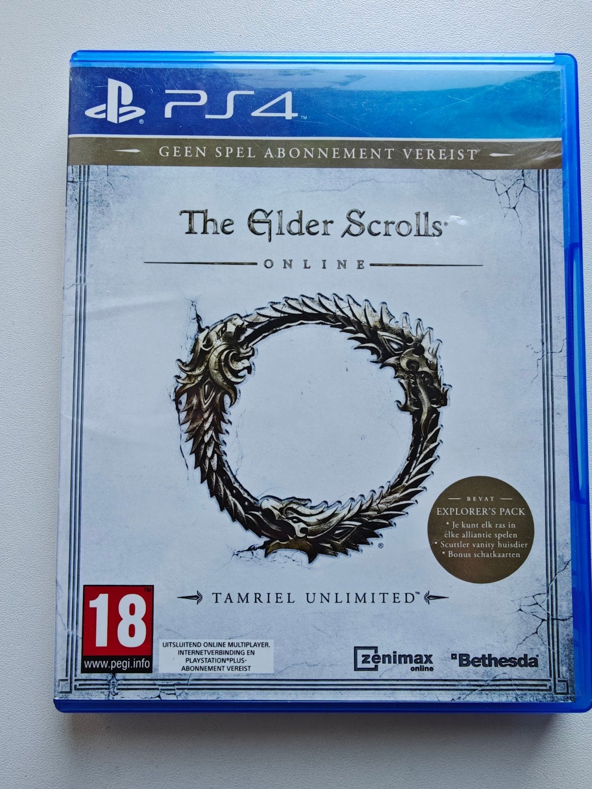 The Elder Scrolls Online: Tamriel Unlimited (PS4), Online, Vanaf 18 jaar, Ophalen of Verzenden, Zo goed als nieuw