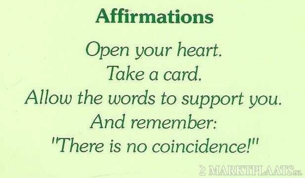Affirmaties - Affirmations - Engels -  Set 49 stuks - NIEUW, Boeken, Ophalen of Verzenden, Nieuw, Tarot of Kaarten leggen, Overige typen
