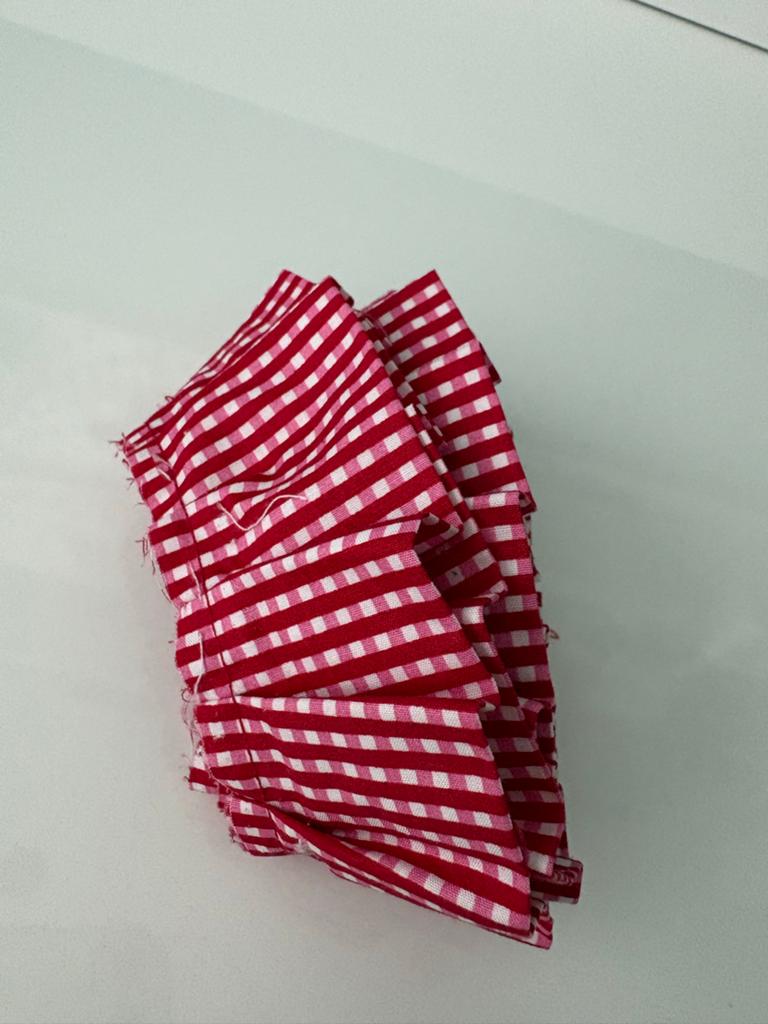 Rood wit geruit plooiband van Pip Studio 155cm, Nieuw, Ophalen of Verzenden, 30 tot 120 cm, Katoen