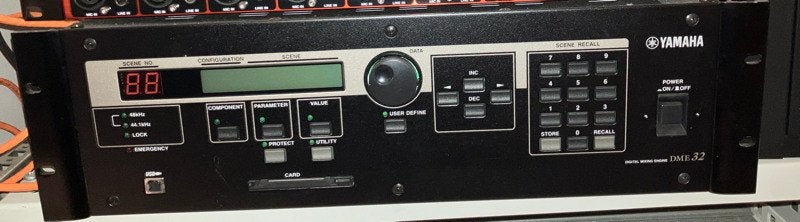 Yamaha DME32 digitale mixer, Ophalen, Gebruikt, 20 kanalen of meer