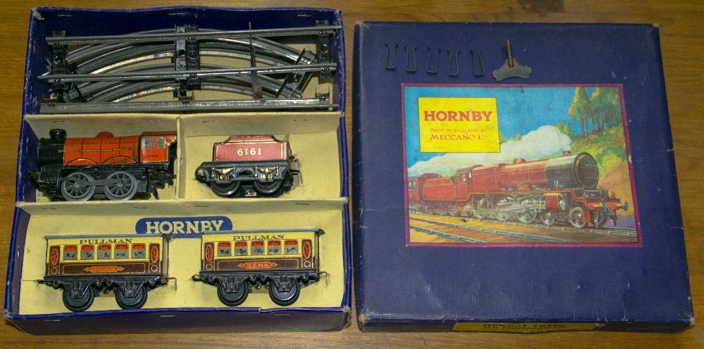 Hornby, complete en werkende treinset uit 1954, Ophalen of Verzenden, Gebruikt