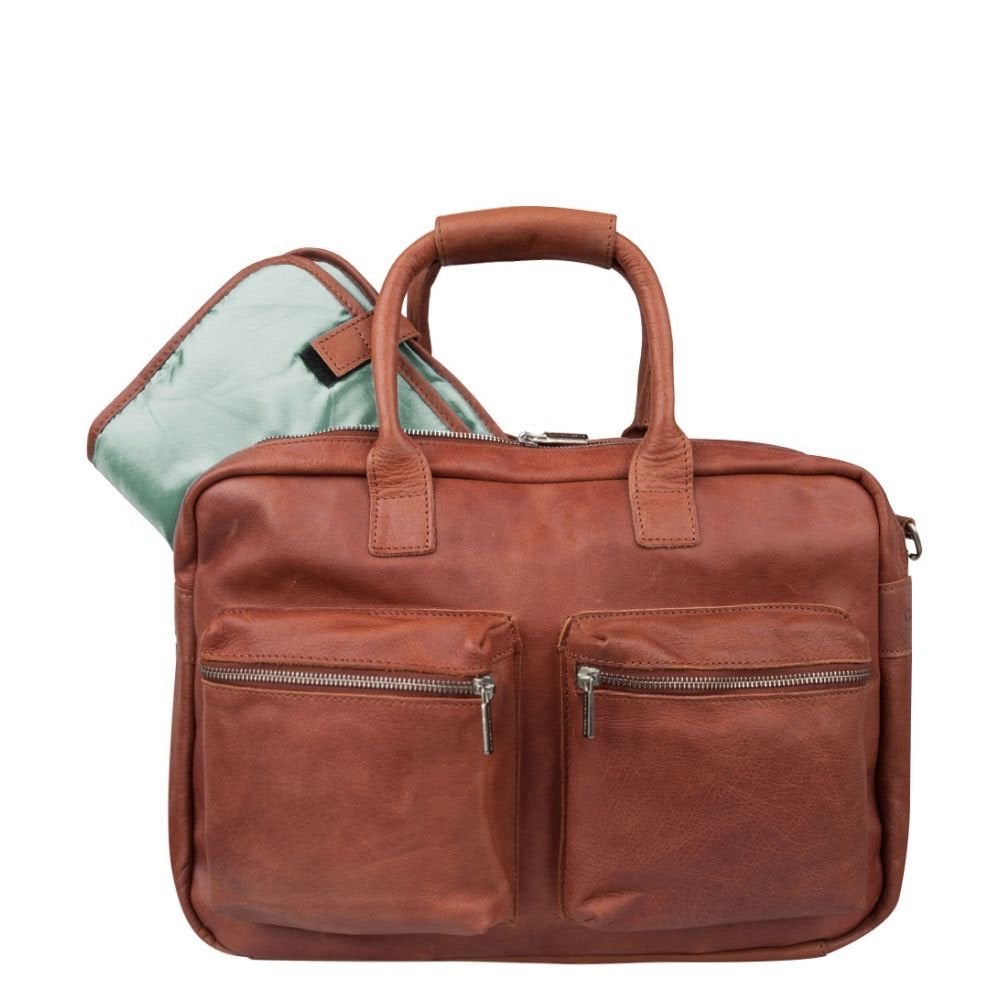 Cowboysbag Luiertas Cognac in nette staat!, Kinderen en Baby's, Luiertassen, Ophalen of Verzenden, Gebruikt