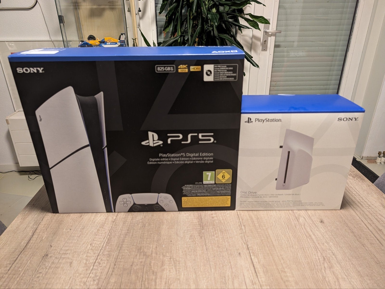PlayStation 5 Slim Digital + Losse Disk Drive (Nieuw), Spelcomputers en Games, Ophalen of Verzenden, Nieuw, Playstation 5 Digital