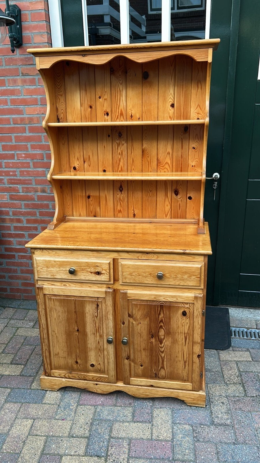 Grenen kast, Ophalen, Gebruikt, 50 tot 100 cm, 150 tot 200 cm