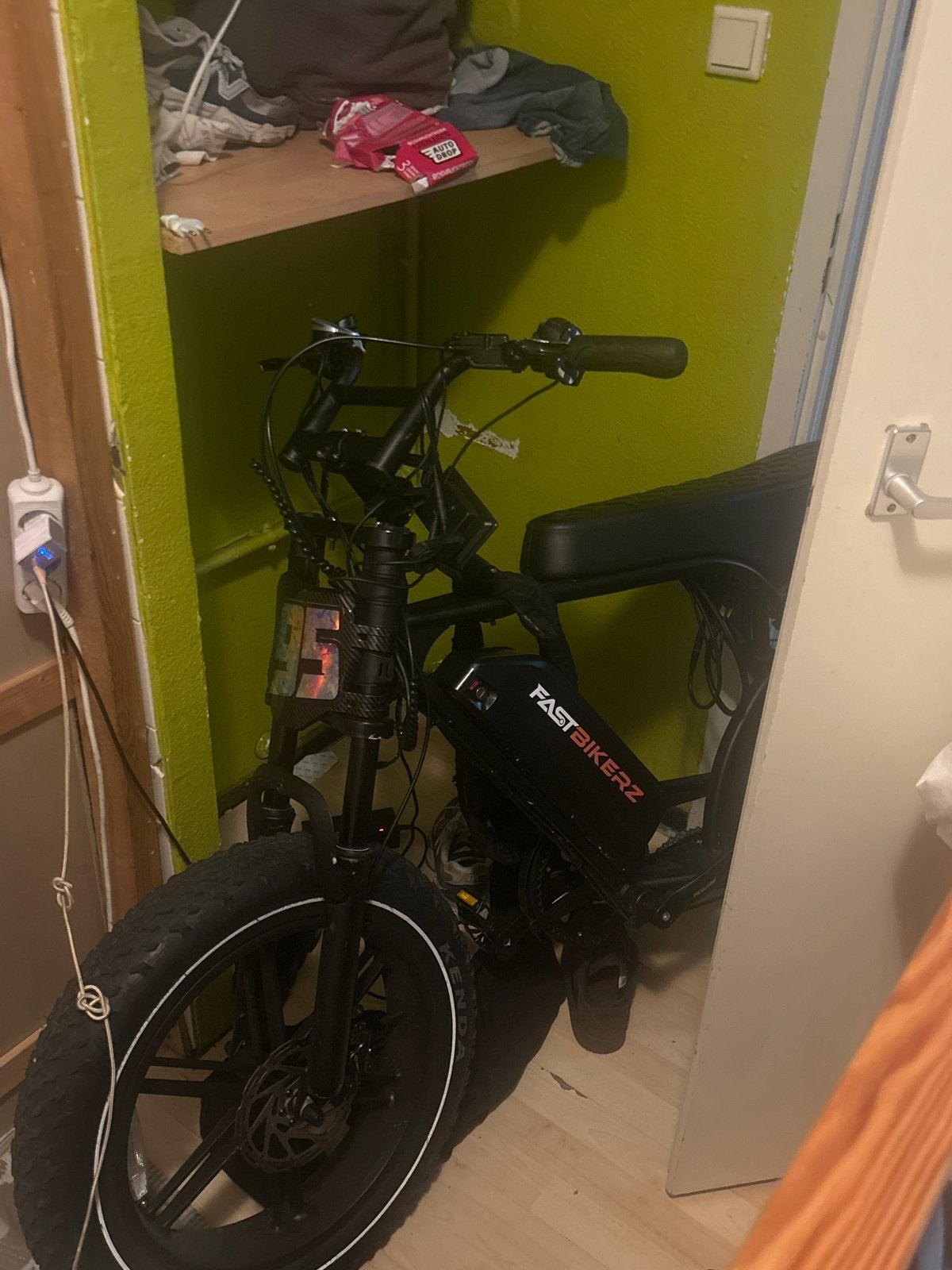 Fastbikez V8 Fatbike E-bike, Gebruikt, 51 tot 55 cm, 50 km per accu of meer, Ophalen