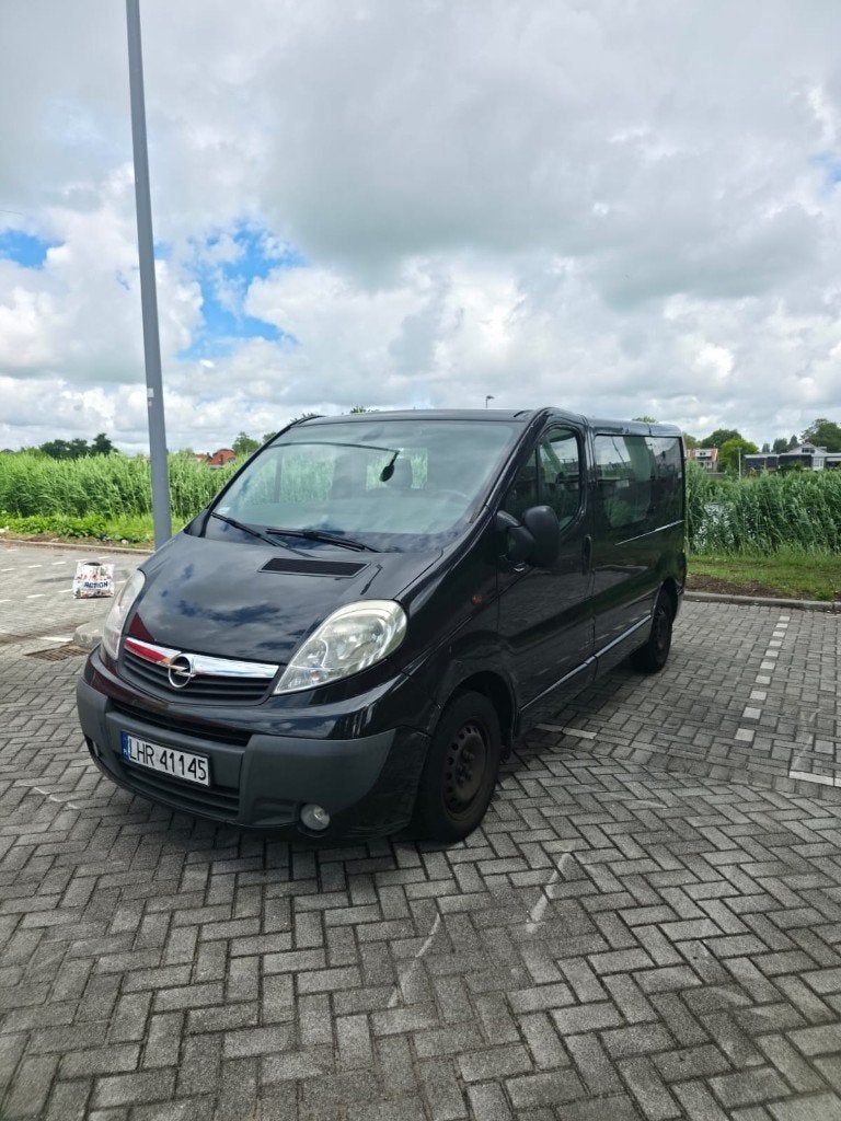 Opel Vivaro dubbelcabine, Auto's, Opel, Stof, Zwart, Grijs, Particulier