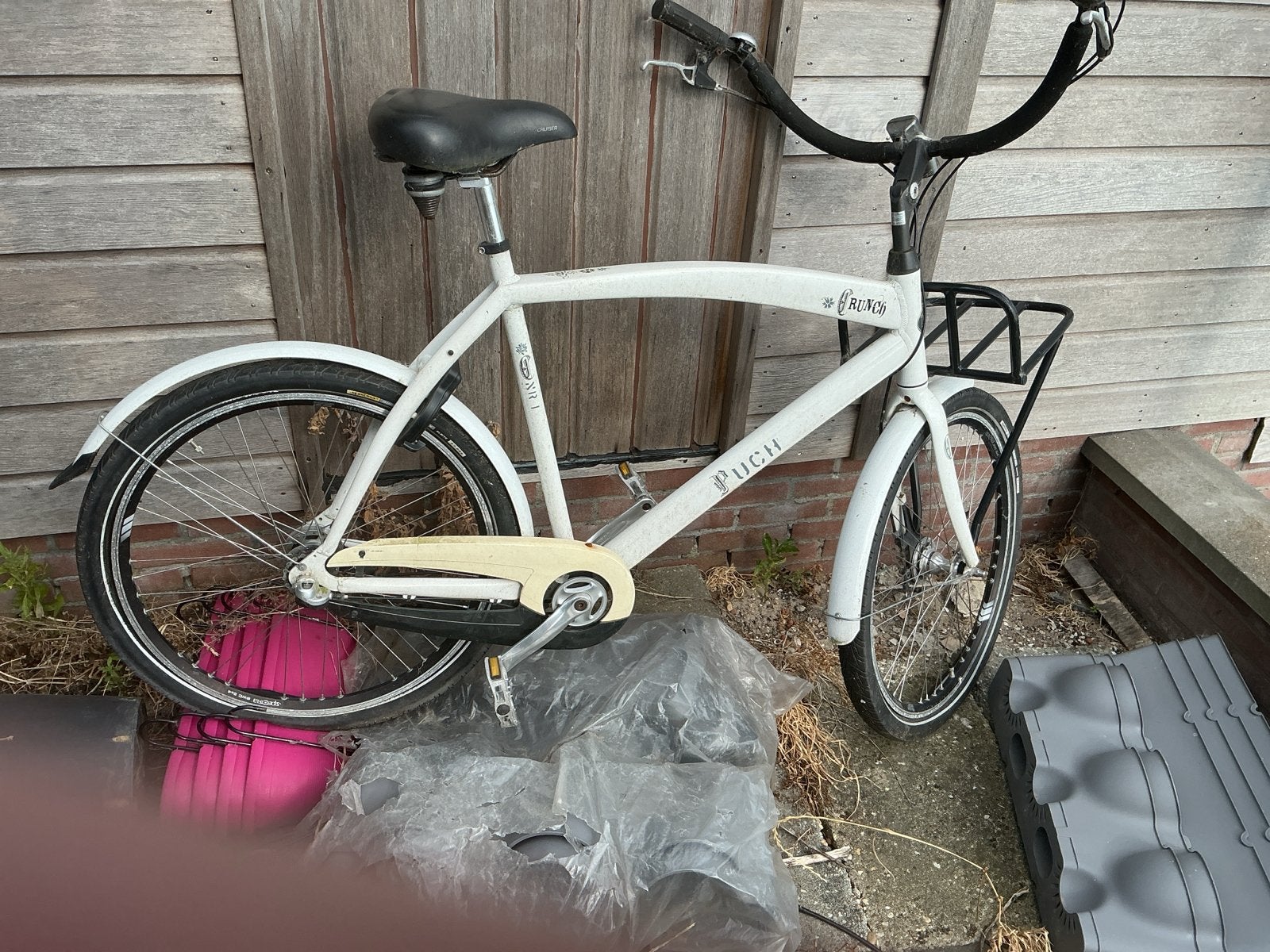 Puch Crunch fiets, hoog frame, voor lange man (1.98m), 65 cm of meer, Ophalen, Gebruikt, Overige merken