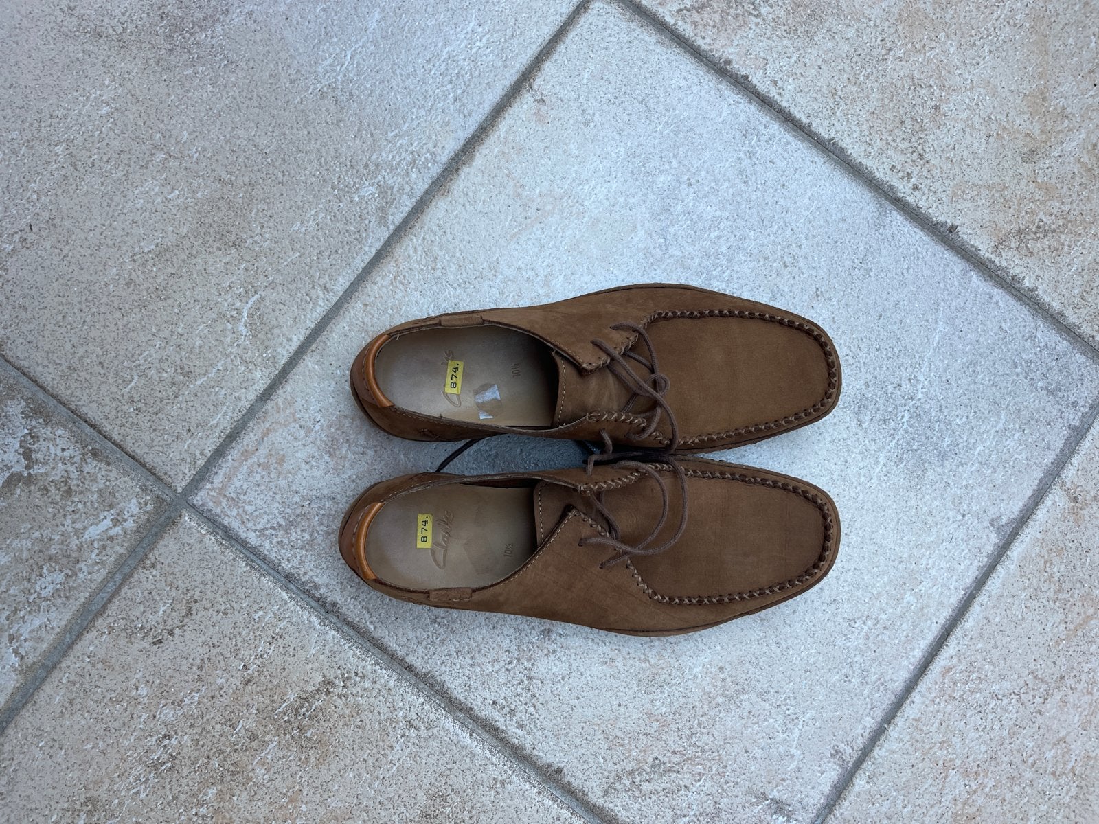 Clarks Heren Loafers - Bruin Suède - Maat 10.5 (45), Ophalen of Verzenden, Zo goed als nieuw, Bruin, Loafers