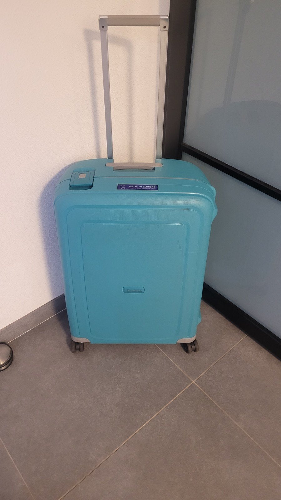 Samsonite S'Cure Spinner 69cm Turquoise - Z.G.A.N., Ophalen, Zo goed als nieuw, Wieltjes