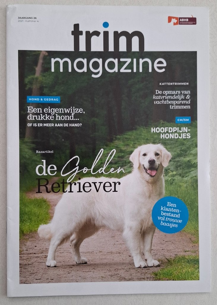 Trimblad jaargang 26 2021 nr 4 de Golden Retriever Nieuw, Ophalen of Verzenden, Nieuw, Honden