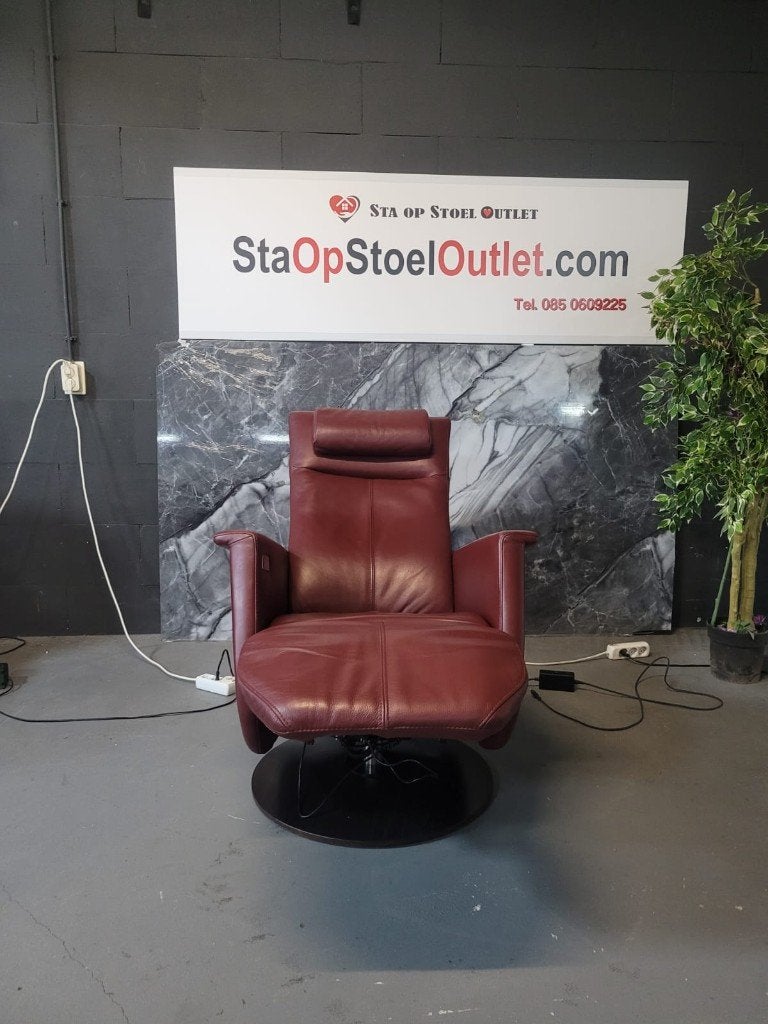 Staopstoel Prominent Toscana op accu met tiptoetsen, Minder dan 75 cm, Leer, Ophalen of Verzenden, Zo goed als nieuw