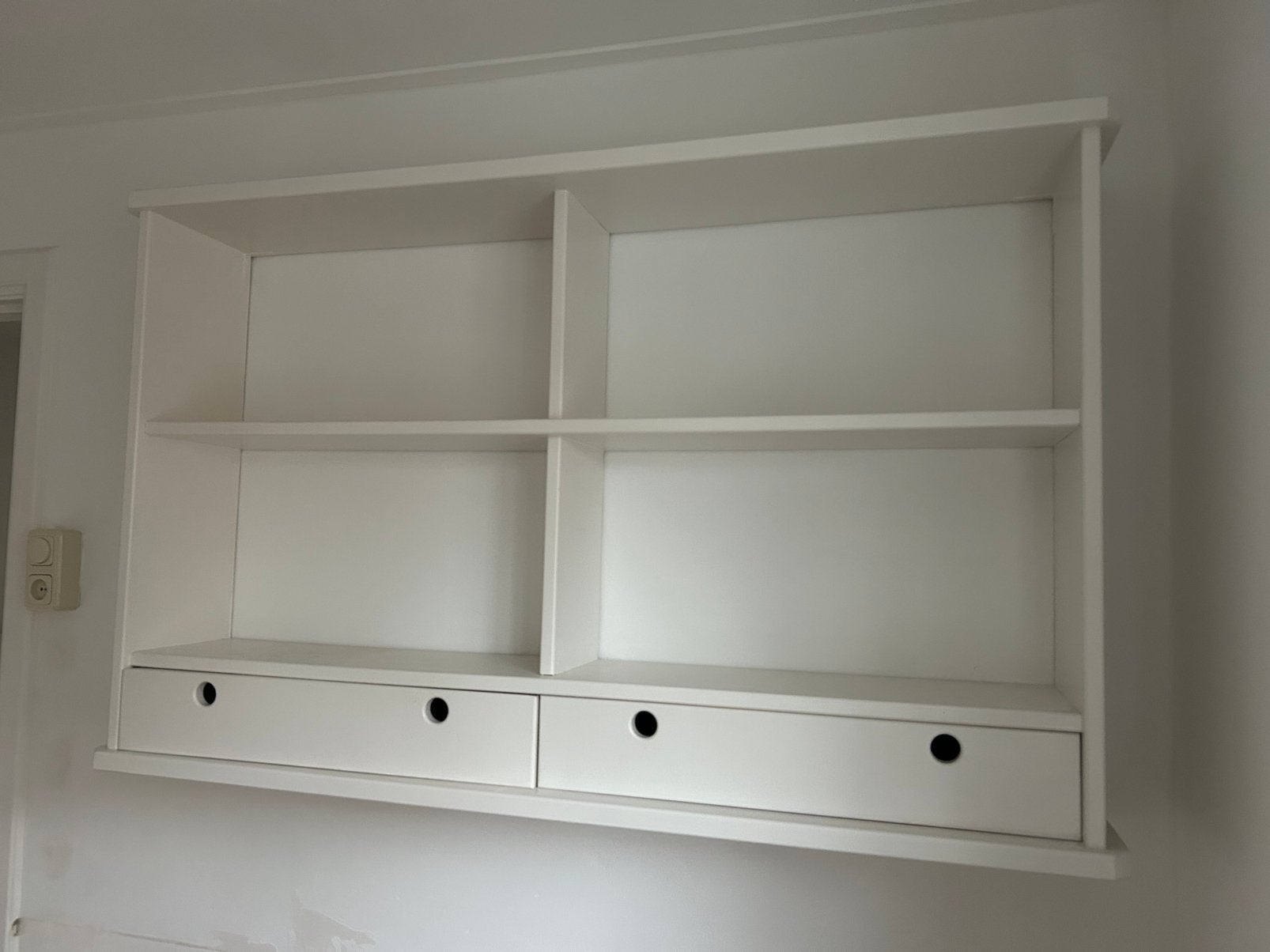Houten wandkast muurkast hangkast, Huis en Inrichting, Kasten | Boekenkasten, Ophalen, Met plank(en), Zo goed als nieuw, Minder dan 100 cm