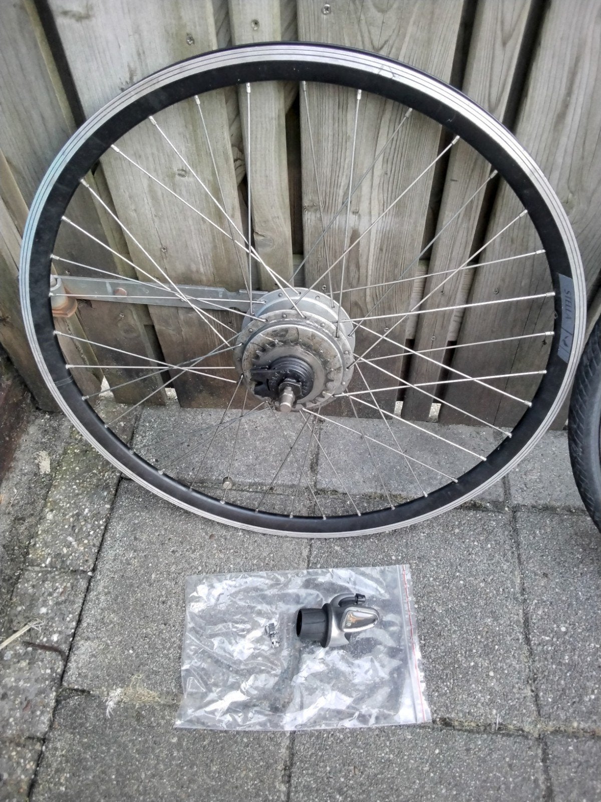 Goed en recht wielenset met shifter voor Stella Novara ebike, Gebruikt, Stella, Ophalen of Verzenden, Aluminium
