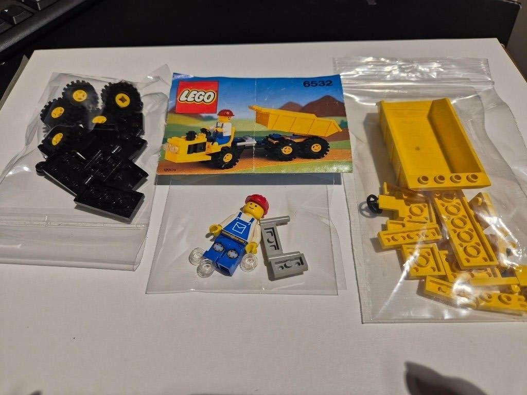 Lego 6532 Diesel Dumper uit 1991, Lego, Ophalen of Verzenden, Zo goed als nieuw, Inclusief minifiguren