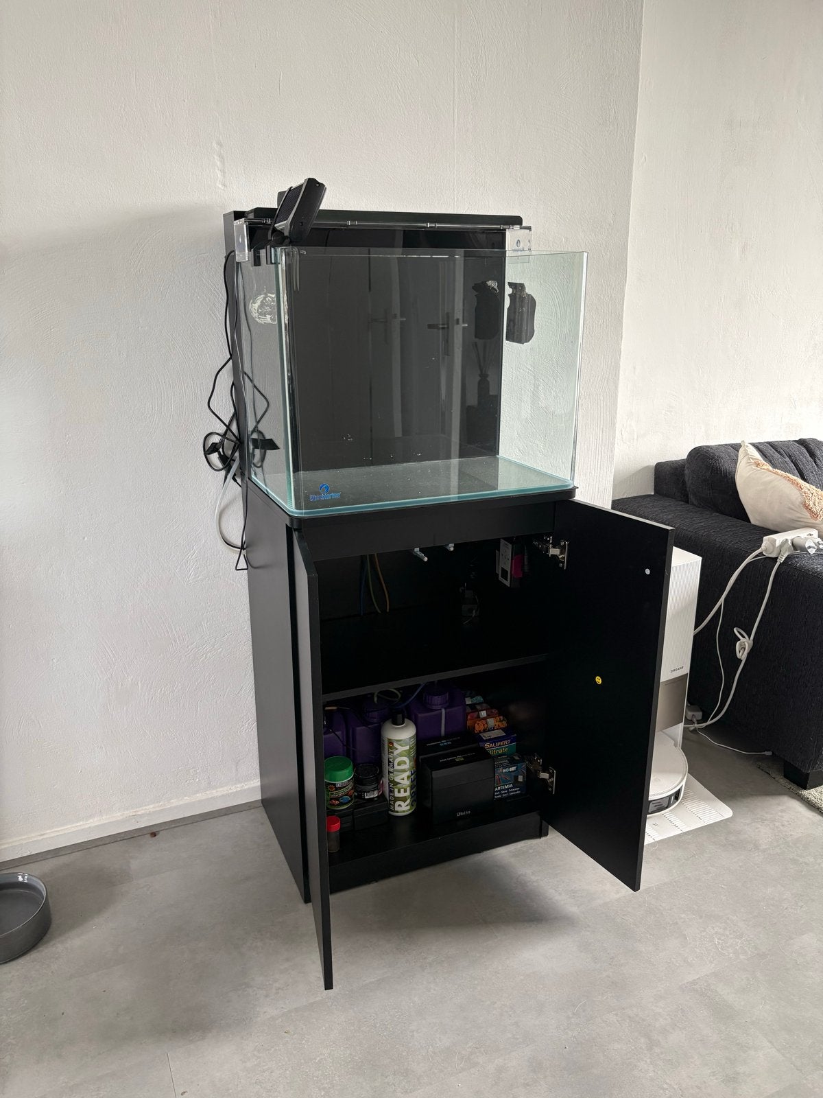 Blue Marine 120 compleet zeeaquarium incl. veel toebehoren, Dieren en Toebehoren, Vissen | Aquaria en Toebehoren, Gebruikt, Leeg aquarium