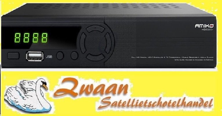 Amiko 8265+COMBO HD PVR +CD Satellietontvanger AANBIEDING