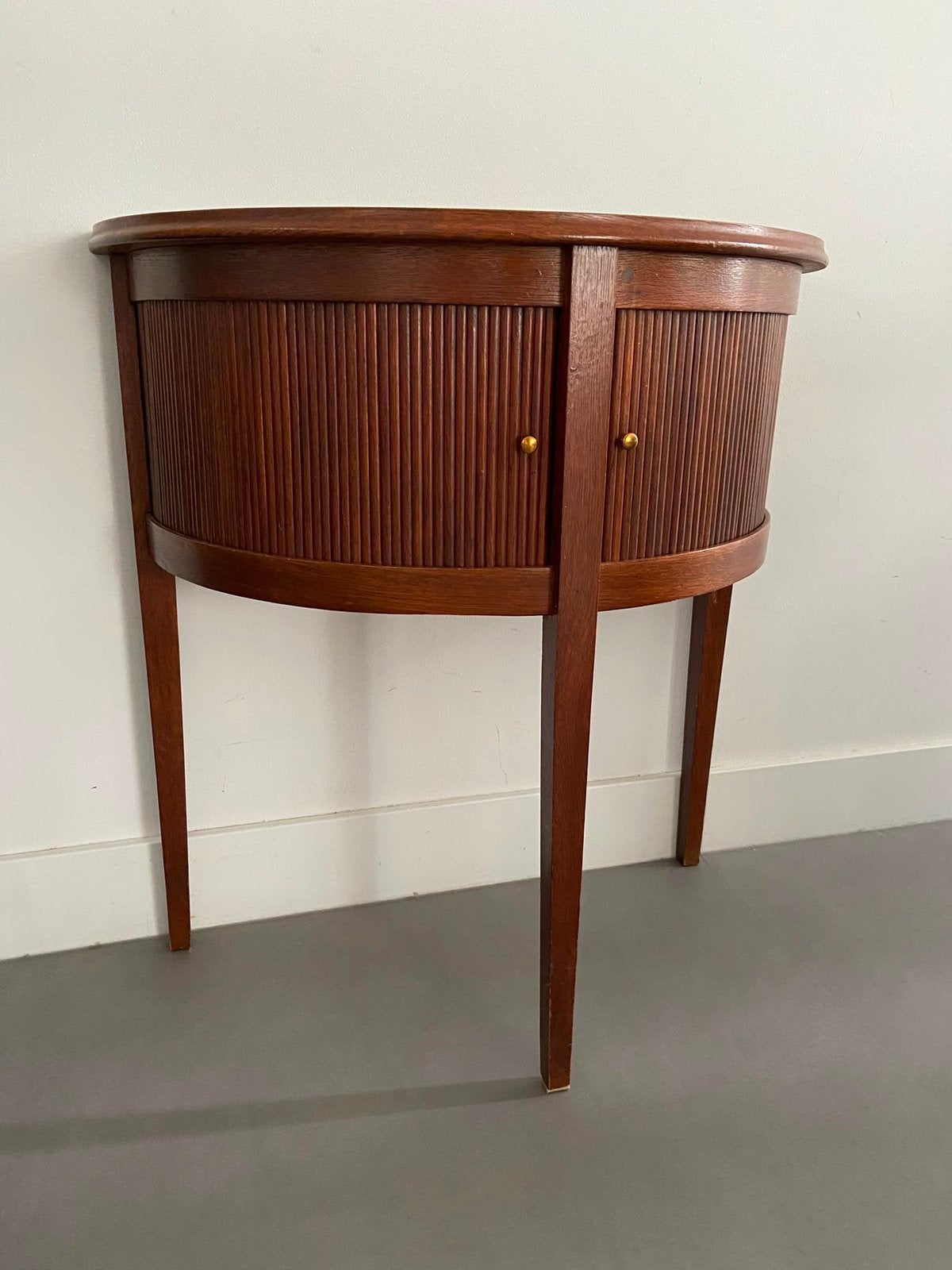 Mid Century maankast drankkast kast dressoir vintage design, Ophalen