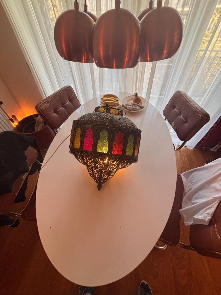 Marokkaanse hanglamp, Ophalen, Gebruikt, Glas, 50 tot 75 cm