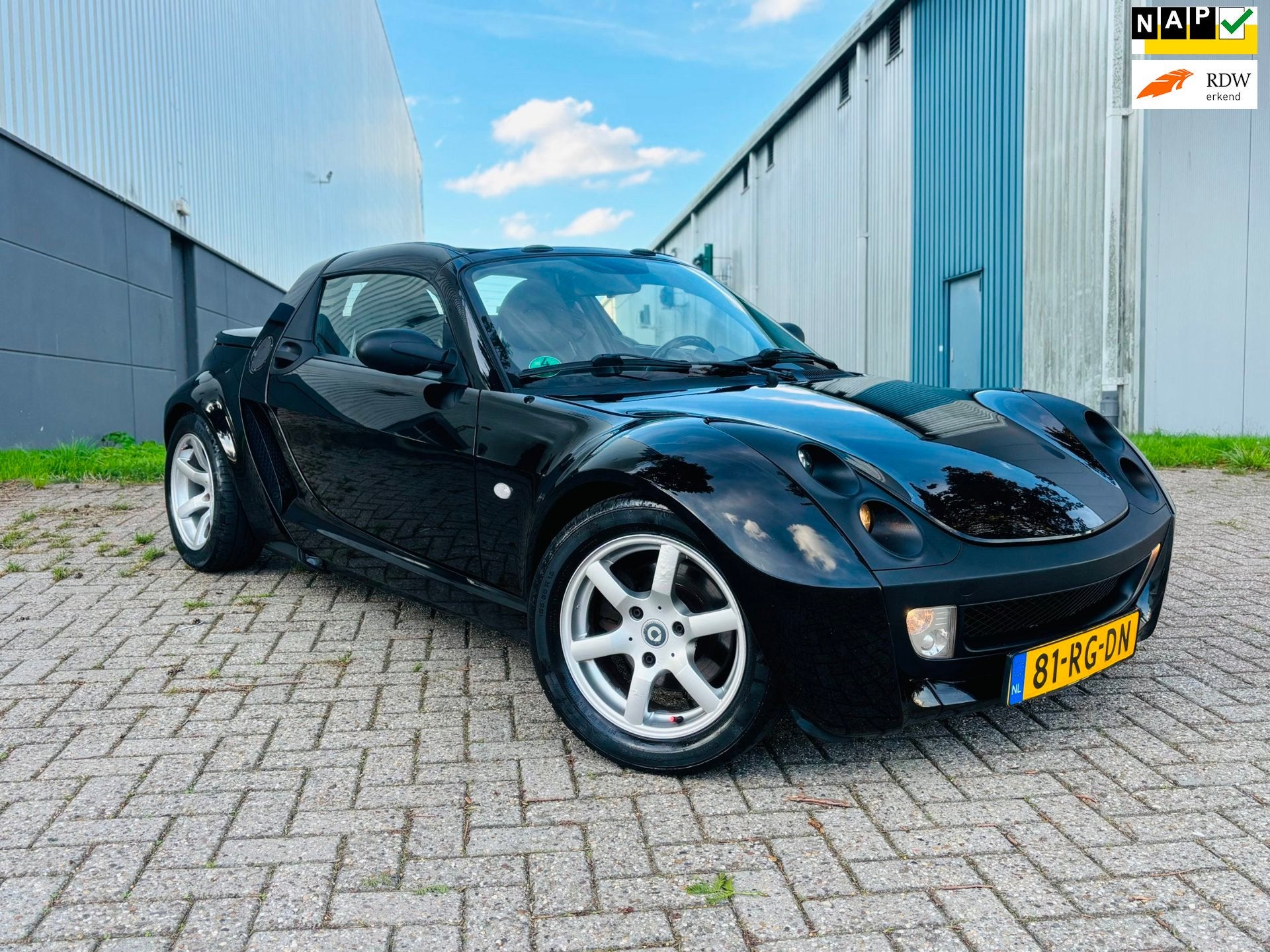 Smart Roadster 0.7, Auto's, Smart, Automaat, Dealer onderhouden, Gebruikt, Zwart