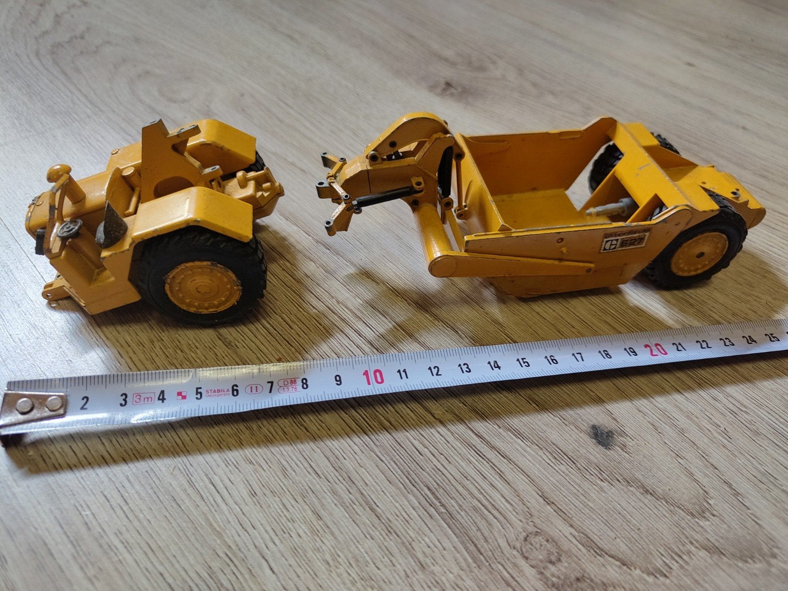 NZG Caterpillar 627 push-pull scraper schaal 1:50, Ophalen of Verzenden, Hijskraan, Tractor of Landbouw, NZG